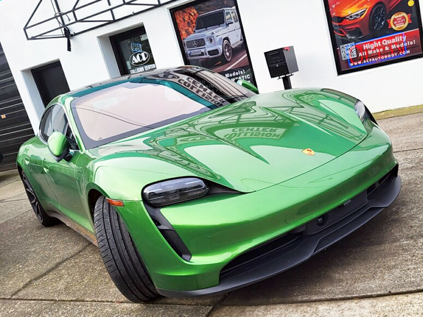 Porsche body repair