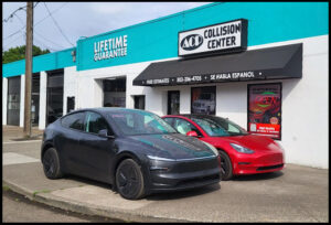 Tesla body shop